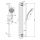   Gessi Emporio shower 47304#149 Finox Brushed Nickel